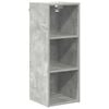vidaXL F&uuml;ggő szekr&eacute;ny Beton Sz&uuml;rke 30 x 29,5 x 80 cm Szerelt Fa