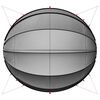 vidaXL Medence kupola Fekete 546 x 516 x 250 cm