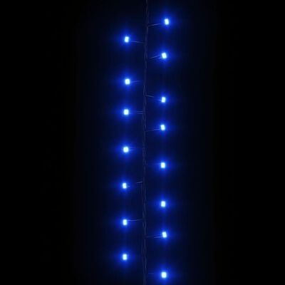 vidaXL kék fényű kompakt PVC LED-szalag 2000 LED-del 20 m