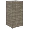 vidaXL 2 db sz&uuml;rke polyrattan kerti &uuml;ltetől&aacute;da 30x30x60 cm