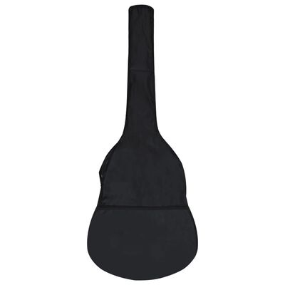 vidaXL fekete szövet gitártok 1/2-es klasszikus gitárhoz 94x35 cm