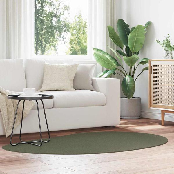 vidaXL Ter&uuml;letszőnyegek HUARTE Erdőz&ouml;ld 120 x 170 cm Poli&eacute;szter