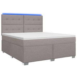 vidaXL Boxspring &aacute;gy matraccal T&oacute;psz&iacute;nű 140 x 190 cm Sz&ouml;vet