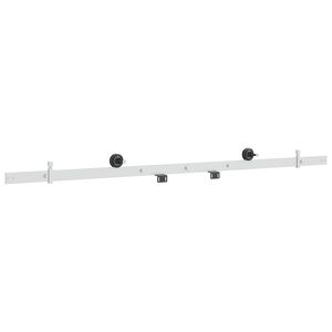 vidaXL Tol&oacute;ajt&oacute; vasalat k&eacute;szlet 152,4 cm Ac&eacute;l Feh&eacute;r