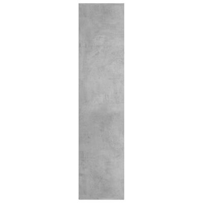 vidaXL betonszürke forgácslap könyv-/tálalószekrény 66 x 30 x 130 cm