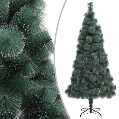 vidaXL zöld PVC és PE műkarácsonyfa LED-del és gömbszettel 150 cm