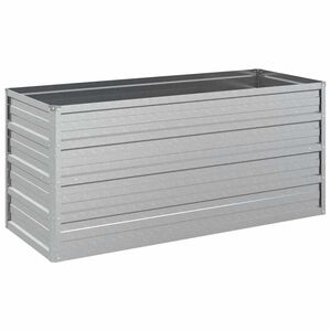 vidaXL ez&uuml;stsz&iacute;nű horganyzott ac&eacute;l kerti magas&aacute;gy&aacute;s 100 x 40 x 45 cm
