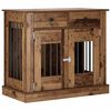 vidaXL Kutya ketrec b&uacute;tor Antik Fa 90 x 47,5 x 80 cm Szerelt Fa
