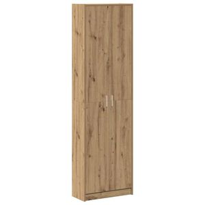 vidaXL Ruh&aacute;sszekr&eacute;ny Artisan t&ouml;lgy 55 x 25 x 189 cm Szerelt Fa