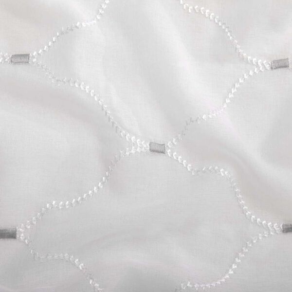 vidaXL Függönyök 2 pcs Fehér 140 x 245 cm Poliészter