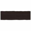 vidaXL sötétbarna kezelt tömör asztallap 200x60x(2-4) cm