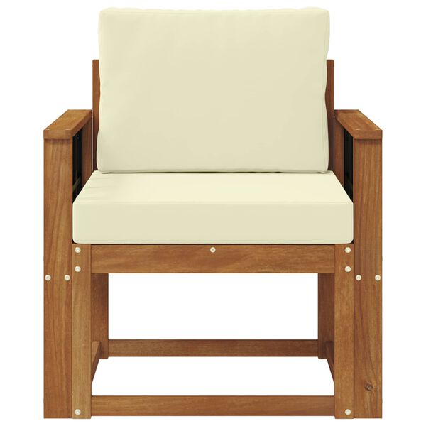 vidaXL K&uuml;lt&eacute;ri kanap&eacute; szett T&ouml;m&ouml;r ak&aacute;cfa &eacute;s poli&eacute;szter Term&eacute;szetes