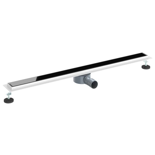 vidaXL Zuhanylefoly&oacute; &uuml;veg fed&eacute;llel &eacute;s 360&deg;-os szifonnal Fekete 100 cm