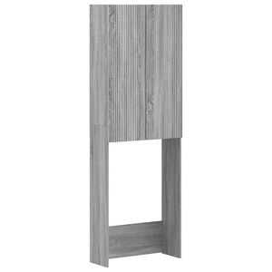 vidaXL WC Szekr&eacute;ny ARNHEM Sz&uuml;rke Sonoma 66 x 25,5 x 190 cm Szerelt Fa