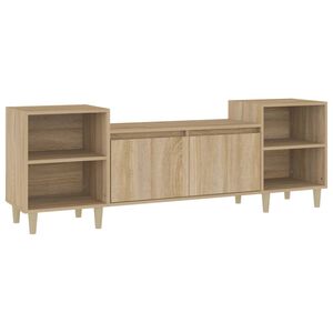 vidaXL sonoma t&ouml;lgysz&iacute;nű szerelt fa TV-szekr&eacute;ny 160x35x55 cm