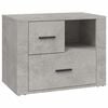 vidaXL betonsz&uuml;rke szerelt fa &eacute;jjeliszekr&eacute;ny 60 x 36 x 45 cm