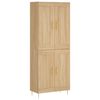 vidaXL sonoma t&ouml;lgy szerelt fa magasszekr&eacute;ny 69,5 x 34 x 180 cm