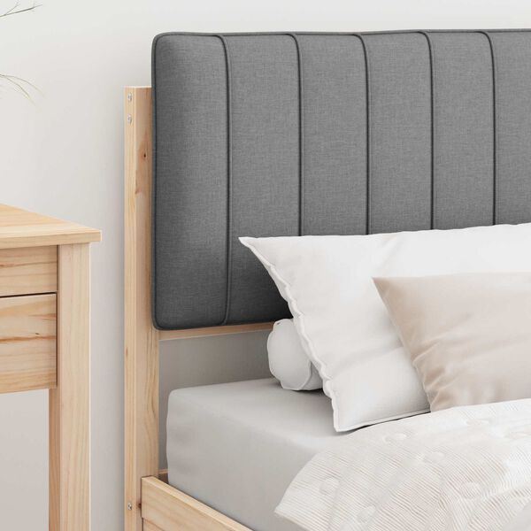 vidaXL &Aacute;gykeret K&aacute;rpitozott Fejt&aacute;ml&aacute;val Vil&aacute;gossz&uuml;rke 90 x 200 cm