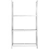 vidaXL 4 db ez&uuml;stsz&iacute;nű 3 szintes ac&eacute;l gumiabroncstart&oacute; 110x40x200 cm
