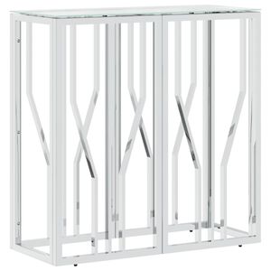 vidaXL &uuml;veg &eacute;s rozsdamentes ac&eacute;l t&aacute;lal&oacute;asztal 70x30x70 cm