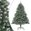vidaXL PVC műkar&aacute;csonyfa &aacute;llv&aacute;nnyal 180 cm