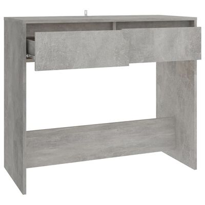 vidaXL betonszürke acél tálalóasztal 89 x 41 x 76,5 cm
