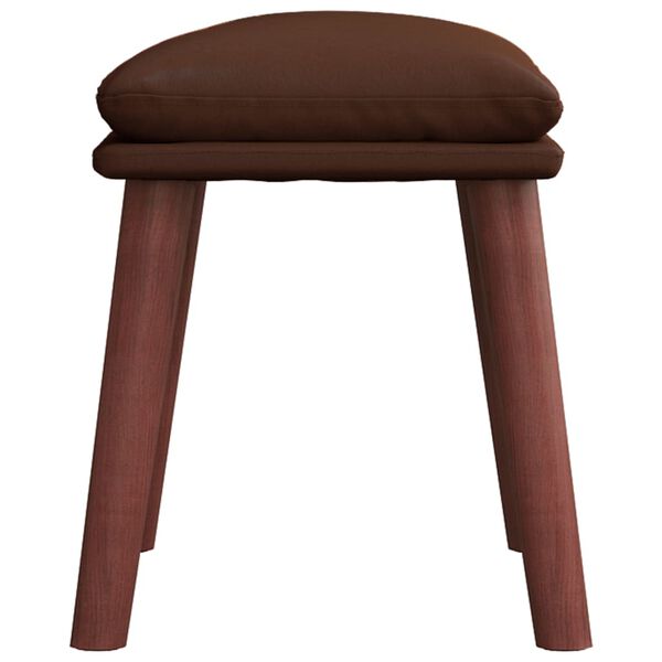 vidaXL barna műbőr l&aacute;bzs&aacute;moly 45x29,5x35 cm