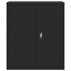 vidaXL fekete ac&eacute;l irattart&oacute; szekr&eacute;ny 90x40x145 cm