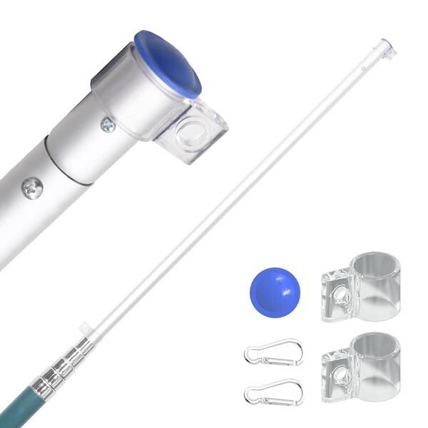 vidaXL spanyol alum&iacute;nium z&aacute;szl&oacute; &eacute;s r&uacute;d 5,5 m