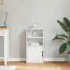 vidaXL oldalsó szekrény ODDA fehér 40x24x79 cm tömörfa fenyőfa