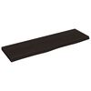 vidaXL sötétbarna kezelt tömör tölgyfa fali polc 100x30x(2-4) cm