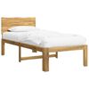 vidaXL Egyszem&eacute;lyes &Aacute;gykeret Fejt&aacute;ml&aacute;val ROSTOCK Feh&eacute;r 90 x 190 cm