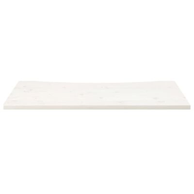 vidaXL fehér tömör fenyőfa asztallap 100 x 50 x 2,5 cm