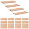 vidaXL L&eacute;pcsőszőnyegek 20 db 70 x 25 x 2 cm Term&eacute;szetes T&ouml;m&ouml;r b&uuml;kkfa