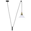 vidaXL f&uuml;ggől&aacute;mpa Magass&aacute;ga &aacute;ll&iacute;that&oacute; E27 f&eacute;nyes feh&eacute;r &Oslash; 22 cm f&eacute;m