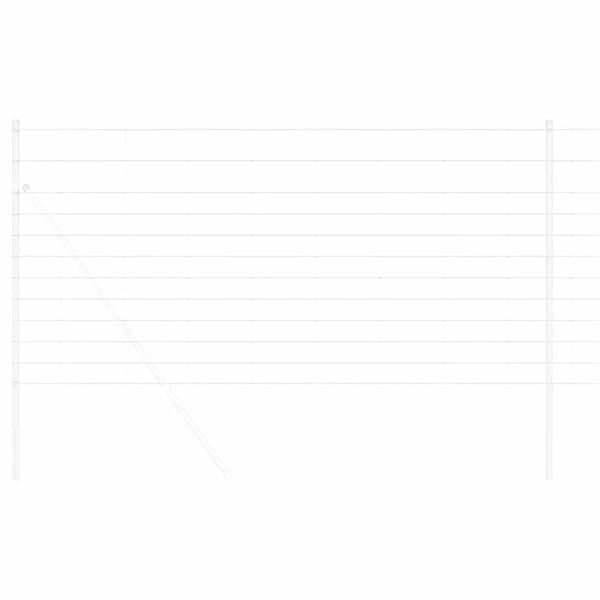 vidaXL Legelőker&iacute;t&eacute;s Ez&uuml;st 25 x 1,2 m Horganyzott ac&eacute;l