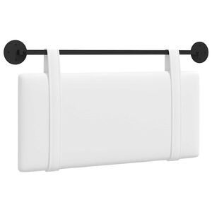 vidaXL Fali Fejt&aacute;mla Falra szerelhető Feh&eacute;r 100 x 55 x 5 cm sz&ouml;vet