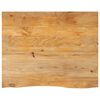 vidaXL t&ouml;m&ouml;r mang&oacute;fa term&eacute;szetes &eacute;lű asztallap 100 x 80 x 2,5 cm