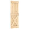 vidaXL Cs&uacute;sz&oacute; ajt&oacute; NARVIK Term&eacute;szetes &eacute;s Fekete 70 x 210 cm (213,5 cm)