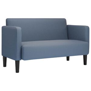 vidaXL k&eacute;k kordb&aacute;rsony sz&ouml;vet loveseat kanap&eacute; 109 cm