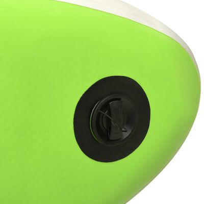 vidaXL zöld felfújható állószörfszett