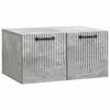 vidaXL Fali TV szekr&eacute;ny Betonsz&uuml;rke 59,5 x 41 x 30 cm Szerelt Fa
