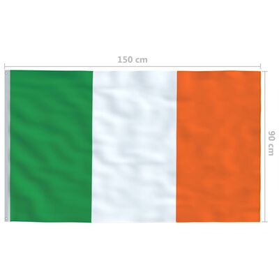 vidaXL ír zászló alumíniumrúddal 4 m