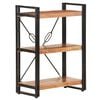 vidaXL 3 szintes t&ouml;m&ouml;r ak&aacute;cfa k&ouml;nyvespolc 60 x 30 x 80 cm