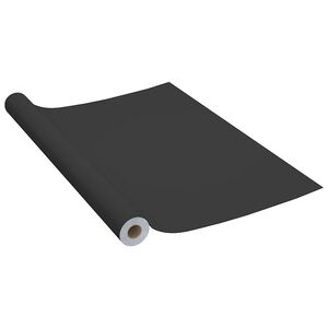 vidaXL fekete &ouml;ntapad&oacute; PVC b&uacute;torf&oacute;lia 500 x 90 cm