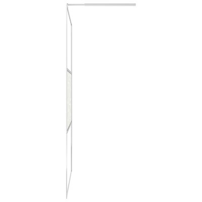 vidaXL zuhanyfal kőmintás ESG üveggel 140 x 195 cm