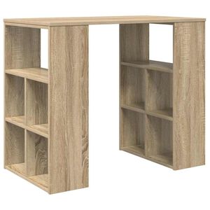 vidaXL Asztal Sonoma t&ouml;lgy Szerelt Fa 90 x 50 x 75 cm