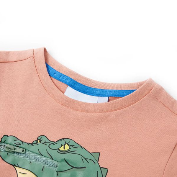 Halvány narancssárga gyerekpóló 128