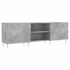 vidaXL betonsz&uuml;rke szerelt fa TV-szekr&eacute;ny 150 x 30 x 50 cm