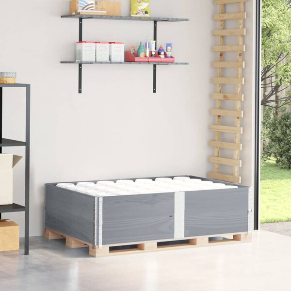 vidaXL 2 db sz&uuml;rke t&ouml;m&ouml;r fenyőfa raklapmagas&iacute;t&oacute; 150 x 100 cm